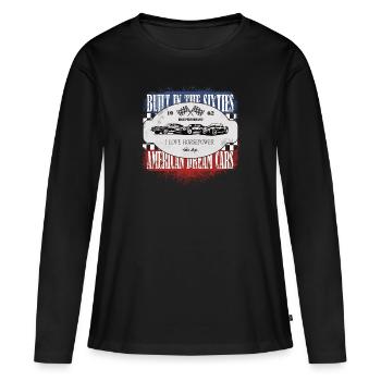 American Dream Cars Shelby Cobra gift - Women's Premium Organic Long Sleeve Shirt - black - Front - Julia (174cm)