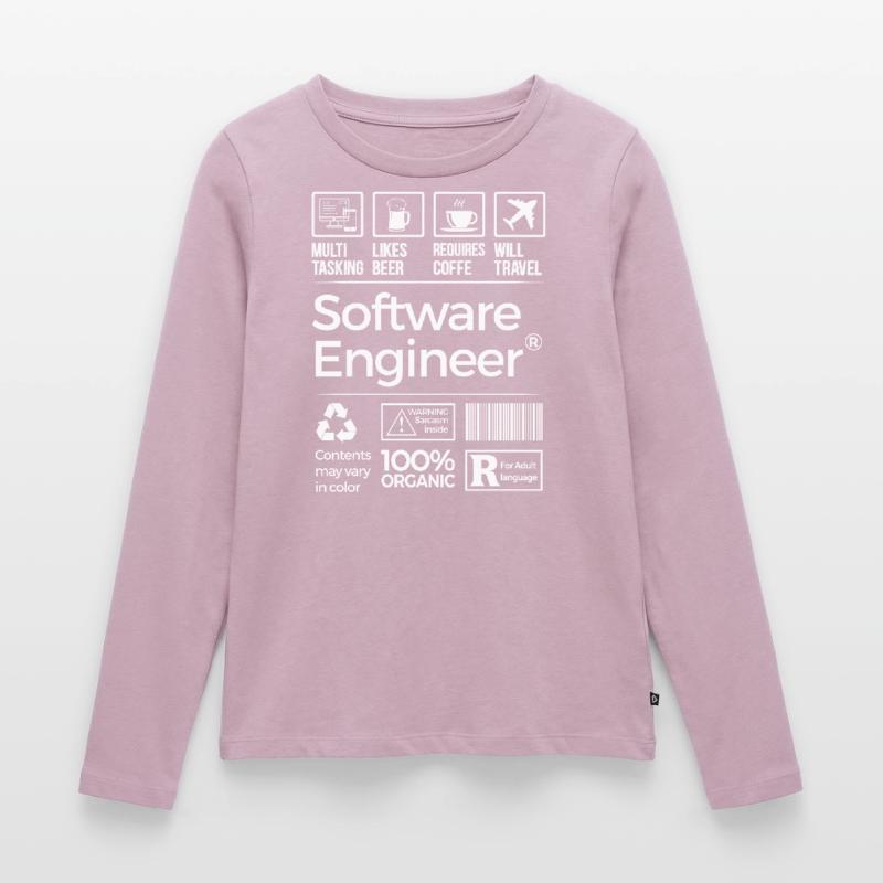 Geek: Software Engineer Women's Premium Organic Long Sleeve Shirt