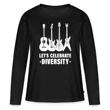 Guitariste Guitariste Guitariste Guitariste Guitariste Guitariste Guitare - T-shirt manches longues Premium bio Femme - noir - Devant - Julia (174cm)