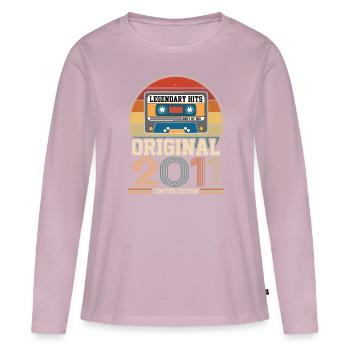 Legendary Hits Best Of 2011 Limited Edition - Women's Premium Organic Long Sleeve Shirt - dusky pink - Front - Julia (174cm)