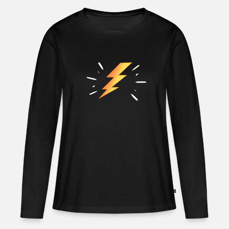 Lightning fast - Women's Premium Organic Long Sleeve Shirt - black