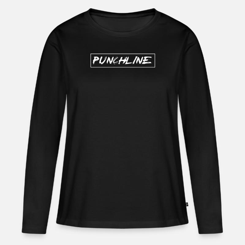 Pointe - Frauen Premium Bio Langarmshirt - Schwarz