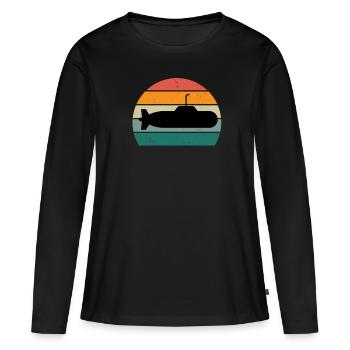 Submariner Submarine - Women's Premium Organic Long Sleeve Shirt - black - Front - Julia (174cm)