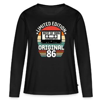 Édition Limitée Du Meilleur De L'original De 1986 - T-shirt manches longues Premium bio Femme - noir - Devant - Julia (174cm)