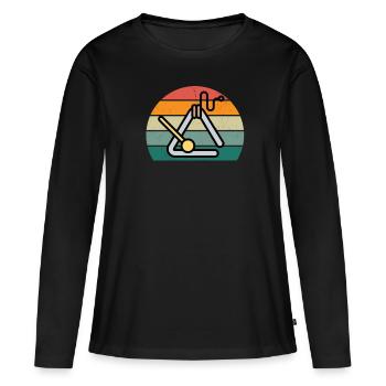 Triangle Player Triangle Player Sound Triangle - Women's Premium Organic Long Sleeve Shirt - black - Front - Julia (174cm)