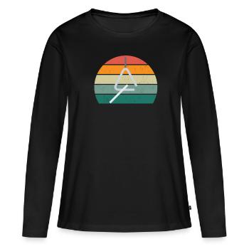 Triangle Player Triangle Player Sound Triangle - Women's Premium Organic Long Sleeve Shirt - black - Front - Julia (174cm)