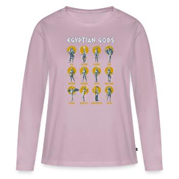 Ancient Egypt Greek Gods Egyptian Mythology - Women's Premium Organic Long Sleeve Shirt - dusky pink - Front - Julia (174cm)