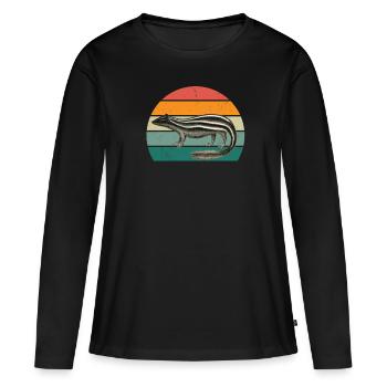 Skunks stink mammals defend skunk - Women's Premium Organic Long Sleeve Shirt - black - Front - Julia (174cm)