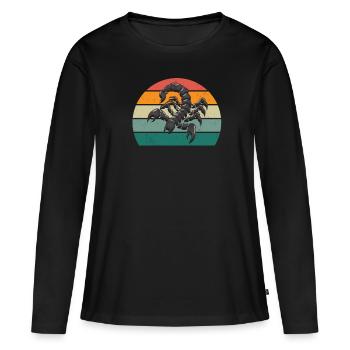 Scorpions Scorpion Stinger Stinger Desert Scorpio - Women's Premium Organic Long Sleeve Shirt - black - Front - Julia (174cm)
