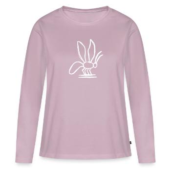 Ägypten Altes Symbol Bit - Frauen Premium Bio Langarmshirt - Altrosa - Vorne - Julia (174cm)