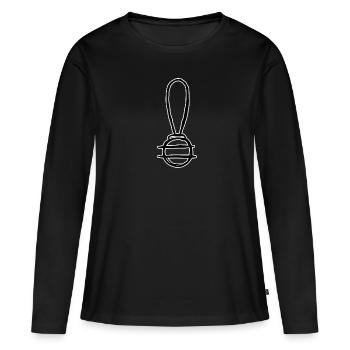 Egypte Ancien symbole Cruche à lait - T-shirt manches longues Premium bio Femme - noir - Devant - Julia (174cm)