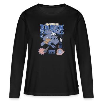 Salem Broom Festival - Frauen Premium Bio Langarmshirt - Schwarz - Vorne - Julia (174cm)