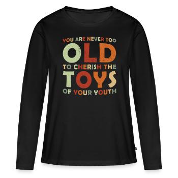 Toy Collector Toy Collecting Gift - Women's Premium Organic Long Sleeve Shirt - black - Front - Julia (174cm)