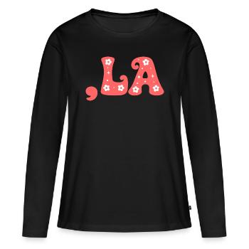 Élections Kamala Harris 2024 Présidente - T-shirt manches longues Premium bio Femme - noir - Devant - Julia (174cm)