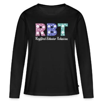 Zertifizierter Verhaltenstechniker - Frauen Premium Bio Langarmshirt - Schwarz - Vorne - Julia (174cm)