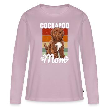 Cockapoo - Women's Premium Organic Long Sleeve Shirt - dusky pink - Front - Julia (174cm)