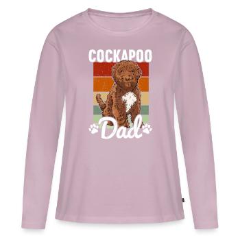 Cockapoo - Women's Premium Organic Long Sleeve Shirt - dusky pink - Front - Julia (174cm)