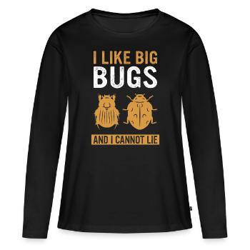 Insect Entomologist Biology - Women's Premium Organic Long Sleeve Shirt - black - Front - Julia (174cm)