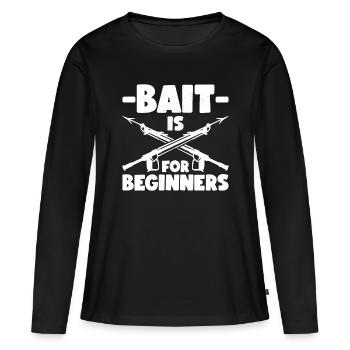 Spearfishing Spearfisher Spear Fisher - Women's Premium Organic Long Sleeve Shirt - black - Front - Julia (174cm)