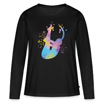 Diving, Synchronized Diving, Artistic Jumping - Women's Premium Organic Long Sleeve Shirt - black - Front - Julia (174cm)
