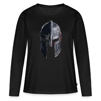 Crusader Knights Templar Middle Ages - Women's Premium Organic Long Sleeve Shirt - black - Front - Julia (174cm)