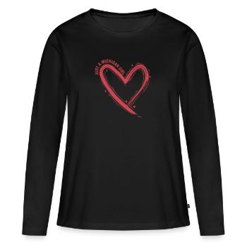 Michigan Just a Michigan Girl USA Amérique - T-shirt manches longues Premium bio Femme - noir - Devant - Julia (174cm)