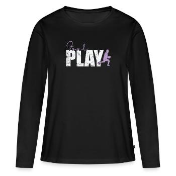 Foul Play Rugby - Women's Premium Organic Long Sleeve Shirt - black - Front - Julia (174cm)