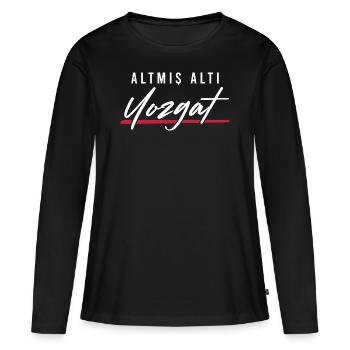 Yozgat 66 Turquie Turkiye cadeau vacances TR Türk - T-shirt manches longues Premium bio Femme - noir - Devant - Julia (174cm)