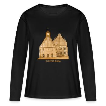 Monastère de Zinna Jüterbog Teltow Brandebourg - T-shirt manches longues Premium bio Femme - noir - Devant - Julia (174cm)