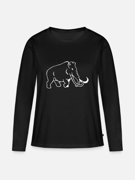 Mammut - Frauen Premium Bio Langarmshirt - Schwarz