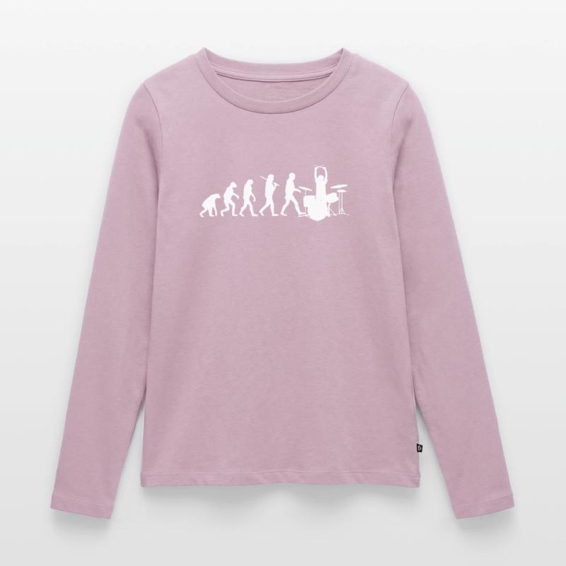 EVOLUTION - Drummer - Drums Women's Premium Organic Long Sleeve Shirt
