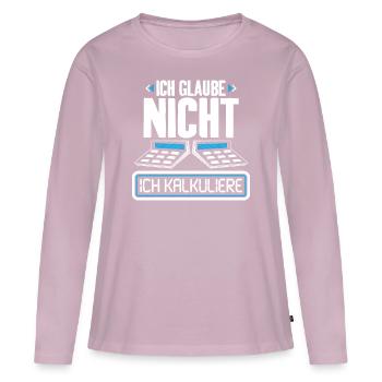 Steuerberater Steuerfachangestellte Buchhalter - Frauen Premium Bio Langarmshirt - Altrosa - Vorne - Julia (174cm)