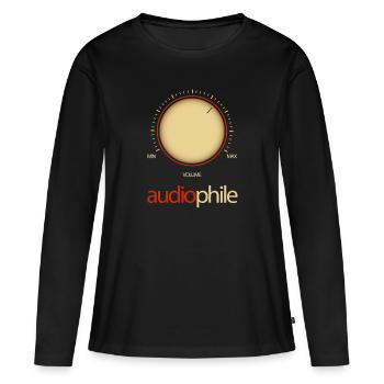 Amplifier Hi-Fi Vintage Stereo Audiophile Volume - Women's Premium Organic Long Sleeve Shirt - black - Front - Julia (174cm)