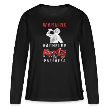 Bachelor Party JGA - T-shirt manches longues Premium bio Femme - noir - Devant - Julia (174cm)