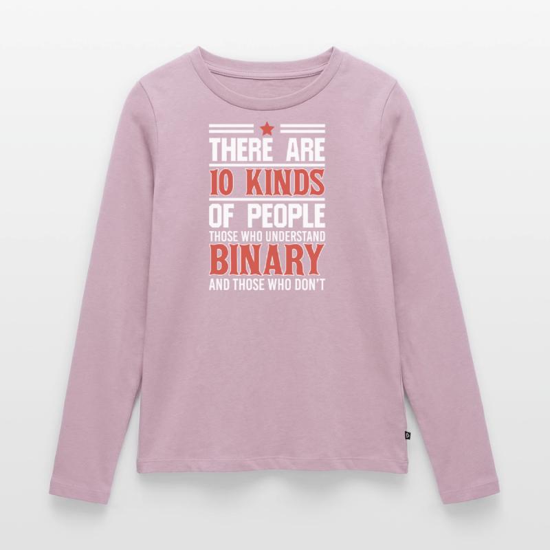Grundlegendes zu Binary Computer Code Coding Geek Frauen Premium Bio Langarmshirt