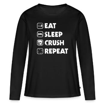 Poker Geschenk Pokern Texas Holdem Pokerspieler - T-shirt manches longues Premium bio Femme - noir - Devant - Julia (174cm)