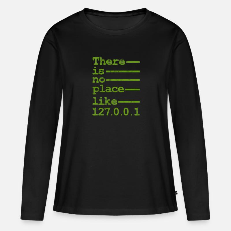 Programmierer - Frauen Premium Bio Langarmshirt - Schwarz