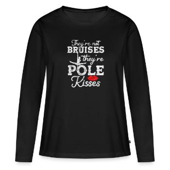 Pole Dance - Frauen Premium Bio Langarmshirt - Schwarz - Vorne - Julia (174cm)