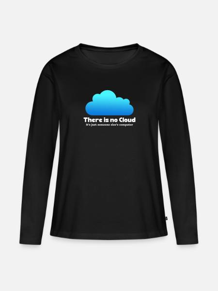 Computer - Premium økologisk langærmet T-shirt til kvinder - sort