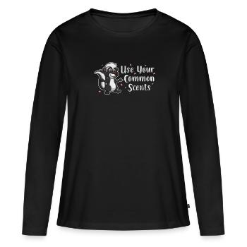 Skunk Stinker Stinker Skunk Gift - Women's Premium Organic Long Sleeve Shirt - black - Front - Julia (174cm)