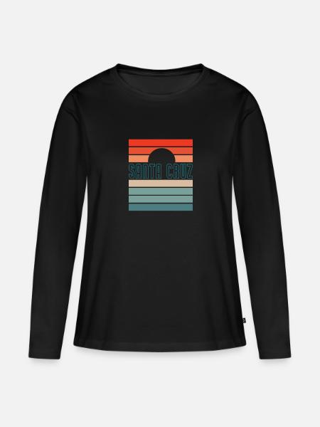 Santa Cruz - Women's Premium Organic Long Sleeve Shirt - black