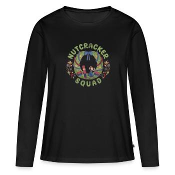 Ballett - Frauen Premium Bio Langarmshirt - Schwarz - Vorne - Julia (174cm)