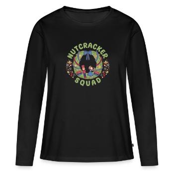 Ballett Ballerina Ballet-Tänzerin Tanzen Geschenk - Frauen Premium Bio Langarmshirt - Schwarz - Vorne - Julia (174cm)