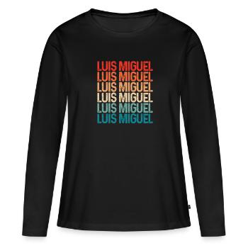 Cadeau de la nation mexicaine mexicaine - T-shirt manches longues Premium bio Femme - noir - Devant - Julia (174cm)