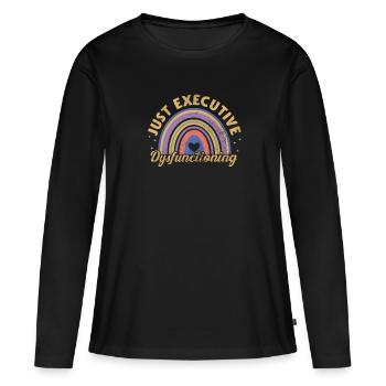 ADHD - Women's Premium Organic Long Sleeve Shirt - black - Front - Julia (174cm)
