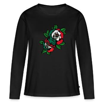Cadeau de la nation mexicaine mexicaine - T-shirt manches longues Premium bio Femme - noir - Devant - Julia (174cm)