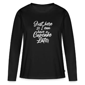 Bodybuilder - Frauen Premium Bio Langarmshirt - Schwarz - Vorne - Julia (174cm)