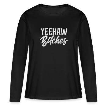 Pays - T-shirt manches longues Premium bio Femme - noir - Devant - Julia (174cm)