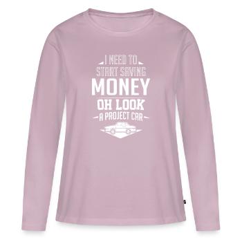 Projekt Auto Garage Mechaniker Tunning - Frauen Premium Bio Langarmshirt - Altrosa - Vorne - Julia (174cm)