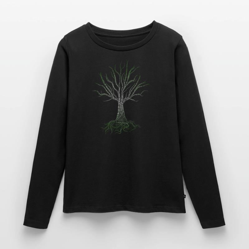 Binary Tree Computer Coding Programmer Women's Premium Organic Long Sleeve Shirt